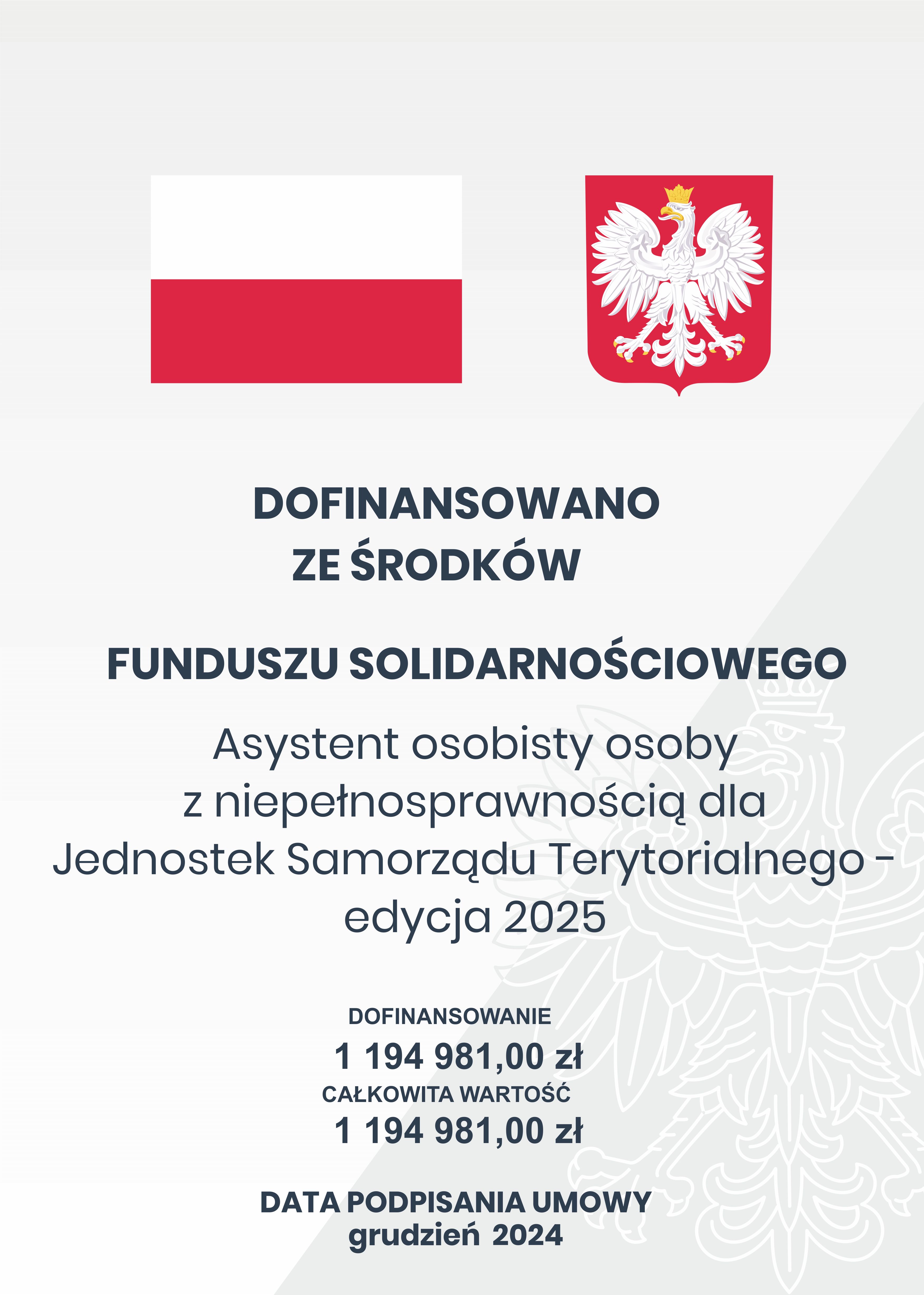 Asystent Osoby niepełnosprawnej GOPS 2025 
