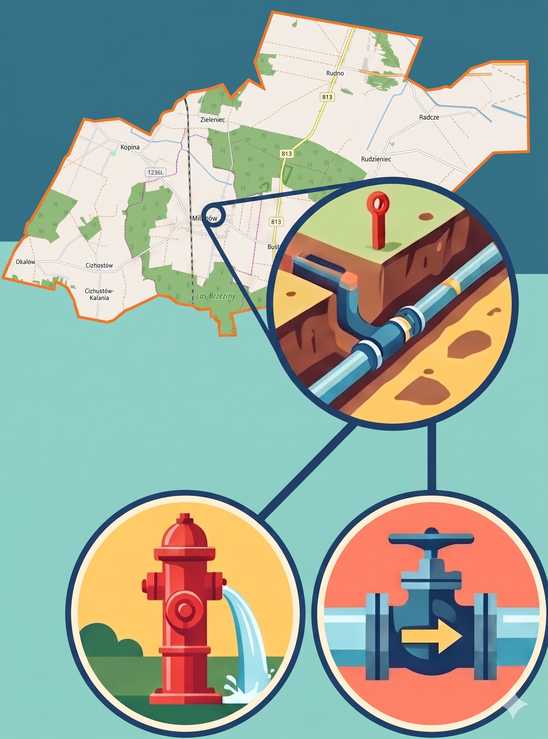 Zrównoważona gospodarka wodna  w Gminie Milanów