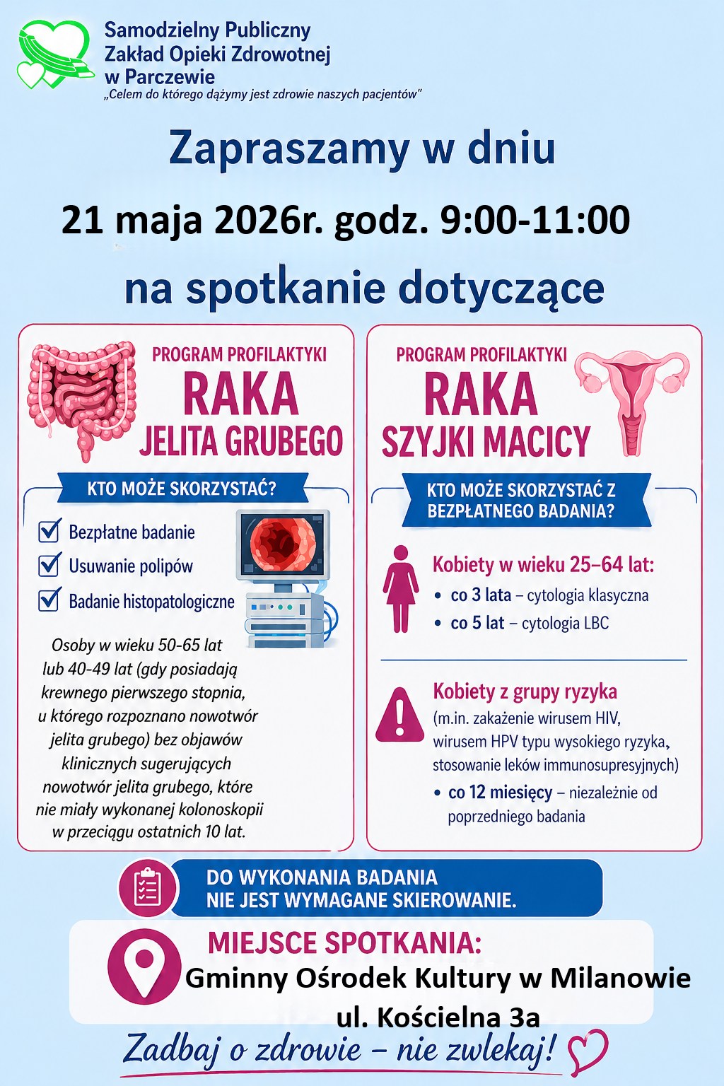 Zapraszamy na spotkanie dotyczące programów profilaktycznych