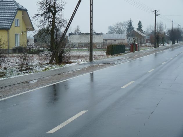 Budowa chodnika w Miejscowości Kostry