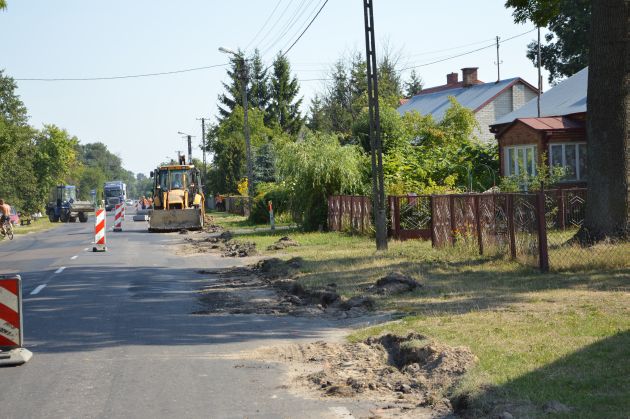 Remont drogi wojewódzkiej w Rudnie 