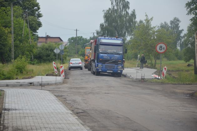 Przebudowa skrzyżowania w Cichostowie