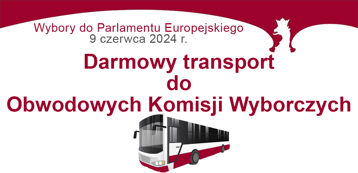 Informacja o organizacji bezpłatnego gminnego przewozu pasażerskiego w dniu wyborów tj. 9 czerwca 2024 r.