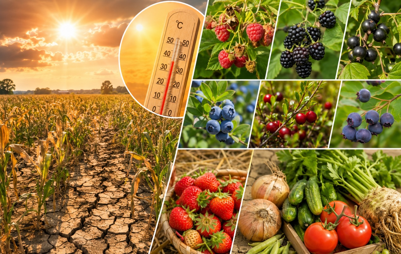 Informacja dla rolników – zgłaszanie strat spowodowanych wysokimi temperaturami